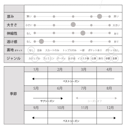 yumeribonボンディングスカート68cm