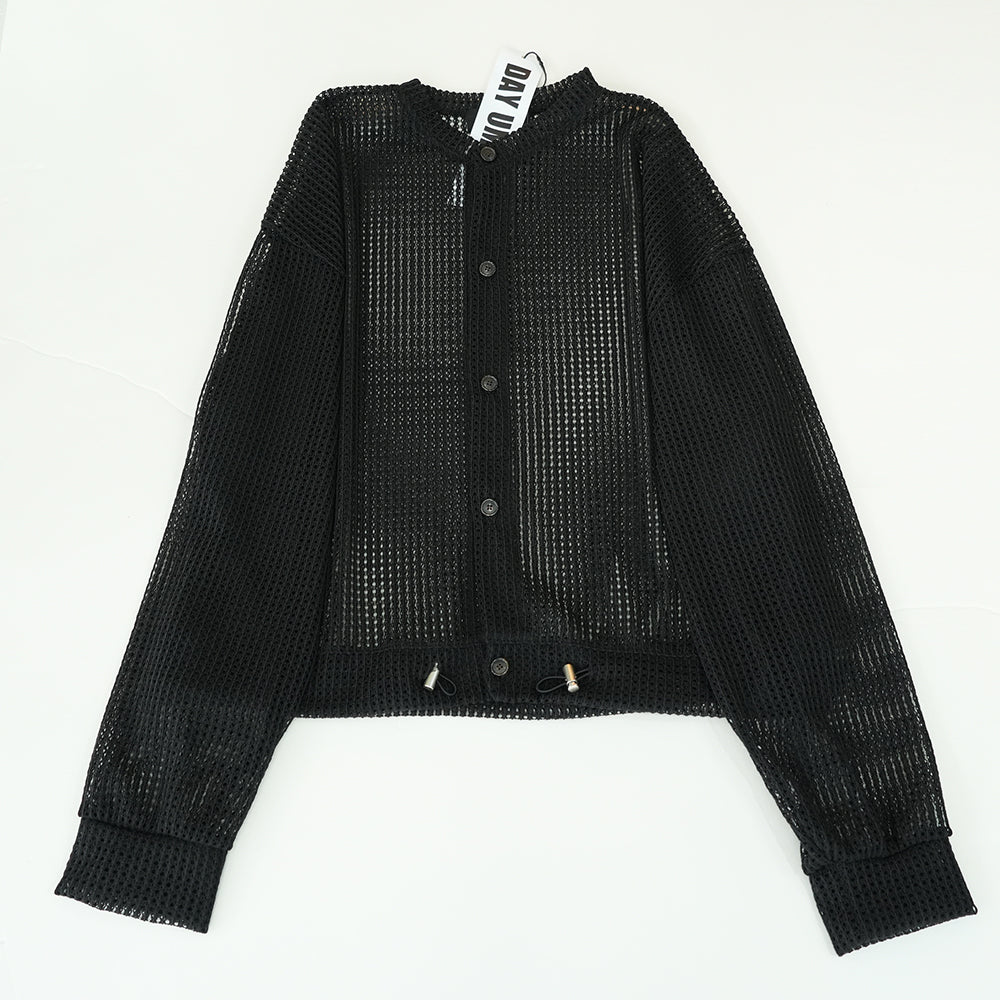DAUMIERメッシュカーディガン