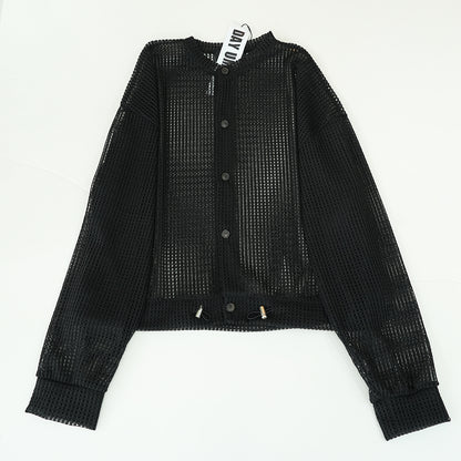 DAUMIERメッシュカーディガン