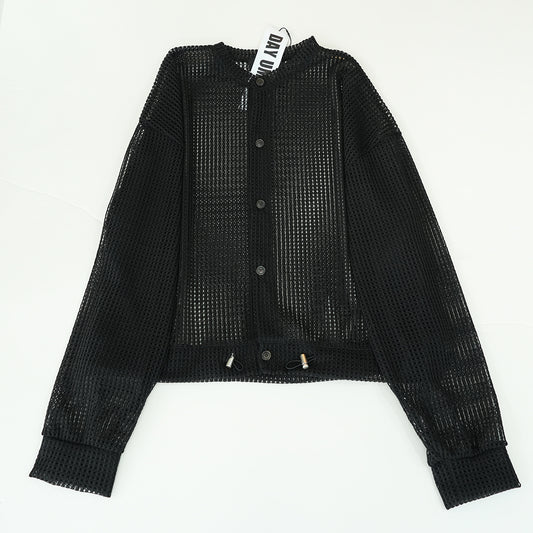 DAUMIERメッシュカーディガン