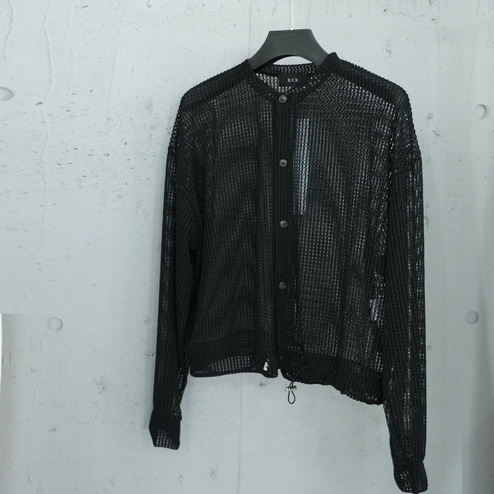 DAUMIERメッシュカーディガン