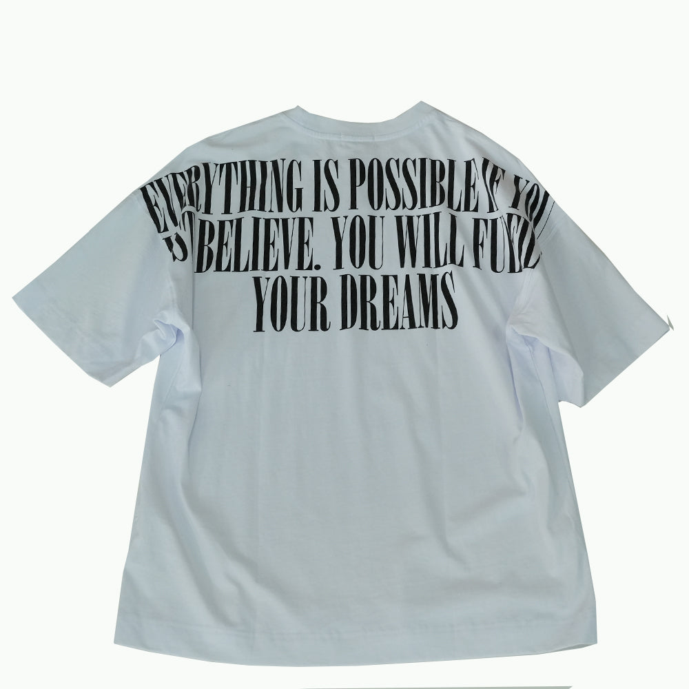 DAYUMERバックプリントTシャツ